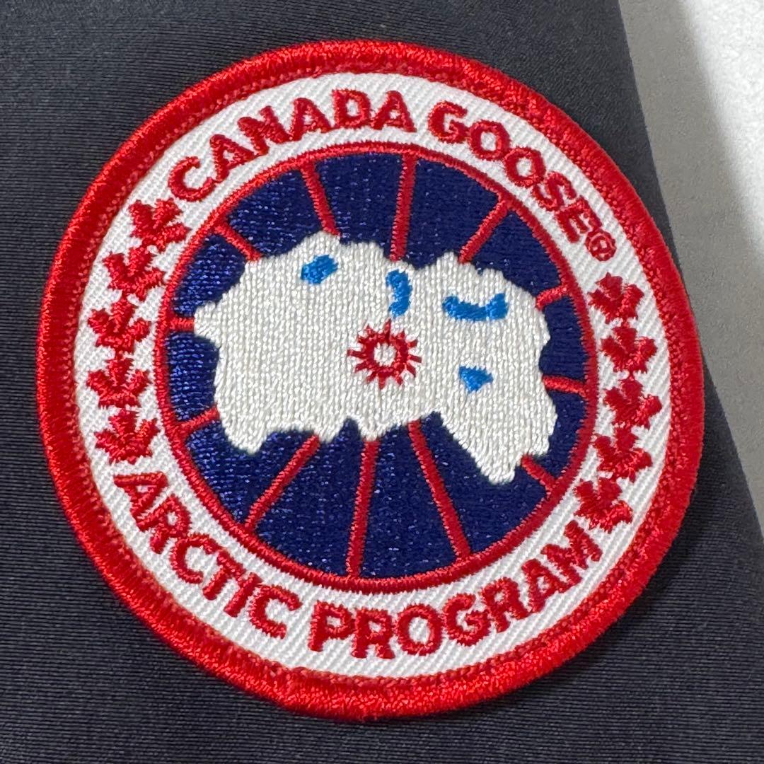 カナダグース シェルバーン ダウンコート パーカー フュージョンフィットS 紺