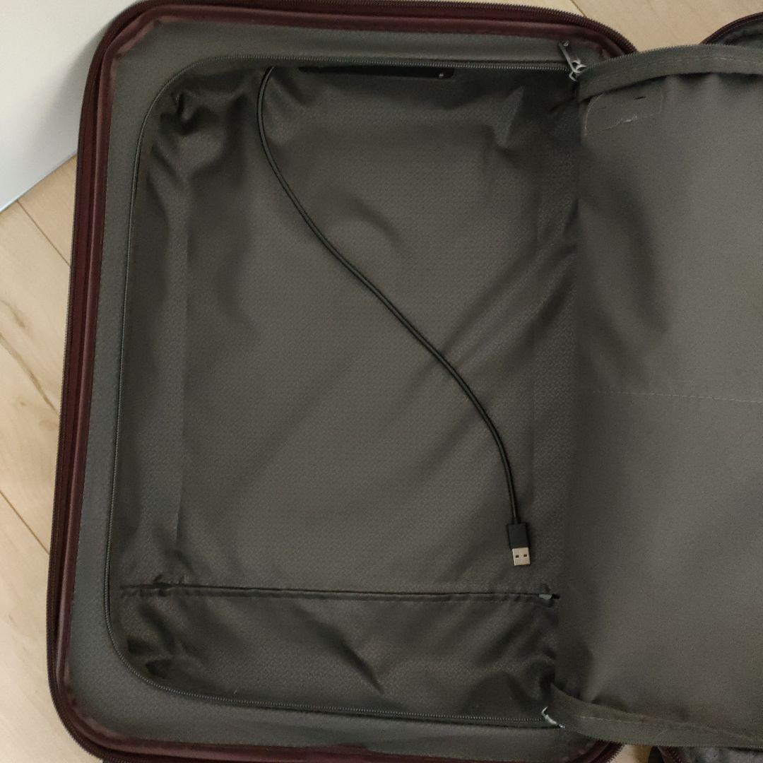 サムソナイト キャリー ロベス 拡張 ワインレッド 33L 機内持ち込 USB