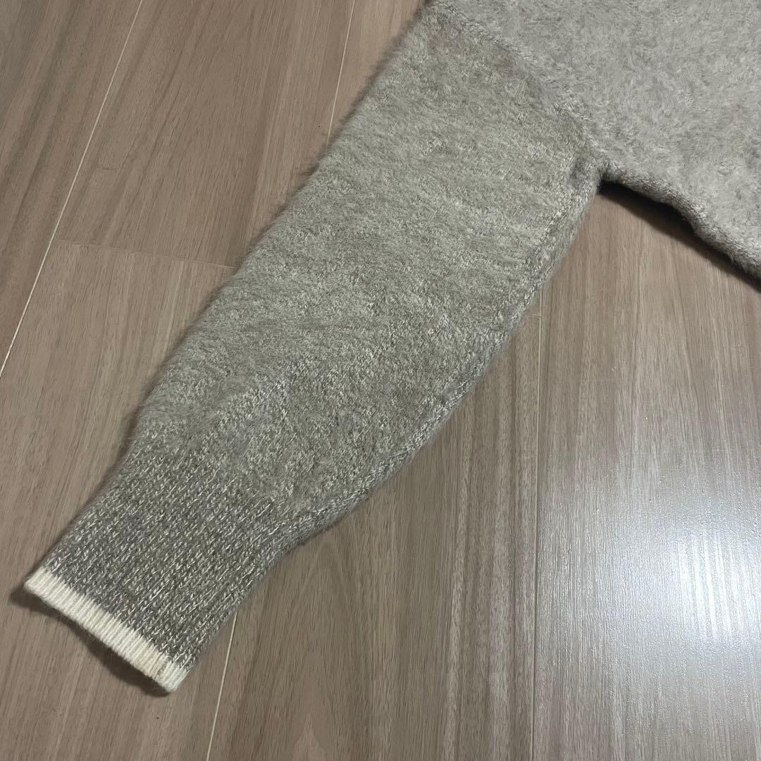 【美品クリーニング済】ユナイテッドアローズ フォックスカシミヤクルーネックニット