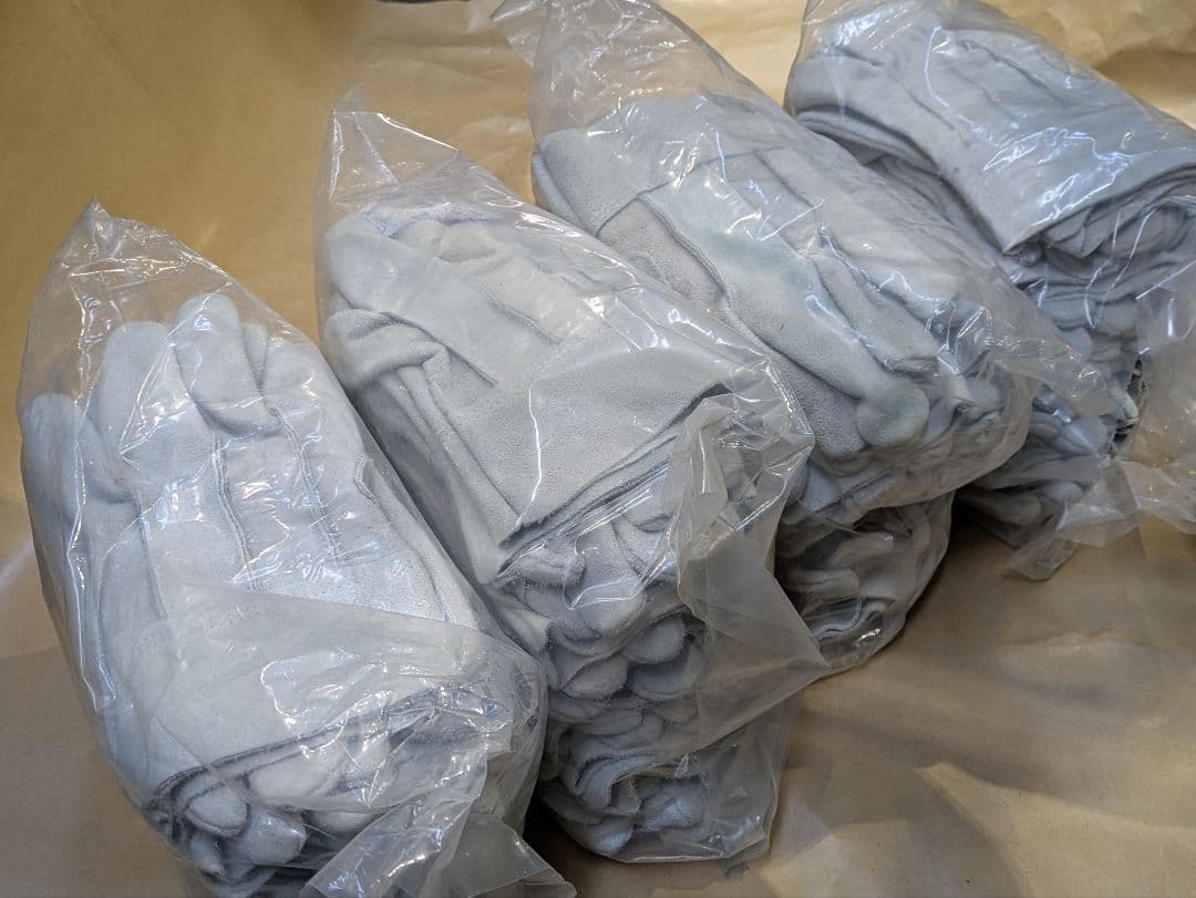 新品未使用 皮手袋 革手袋 40双 作業用