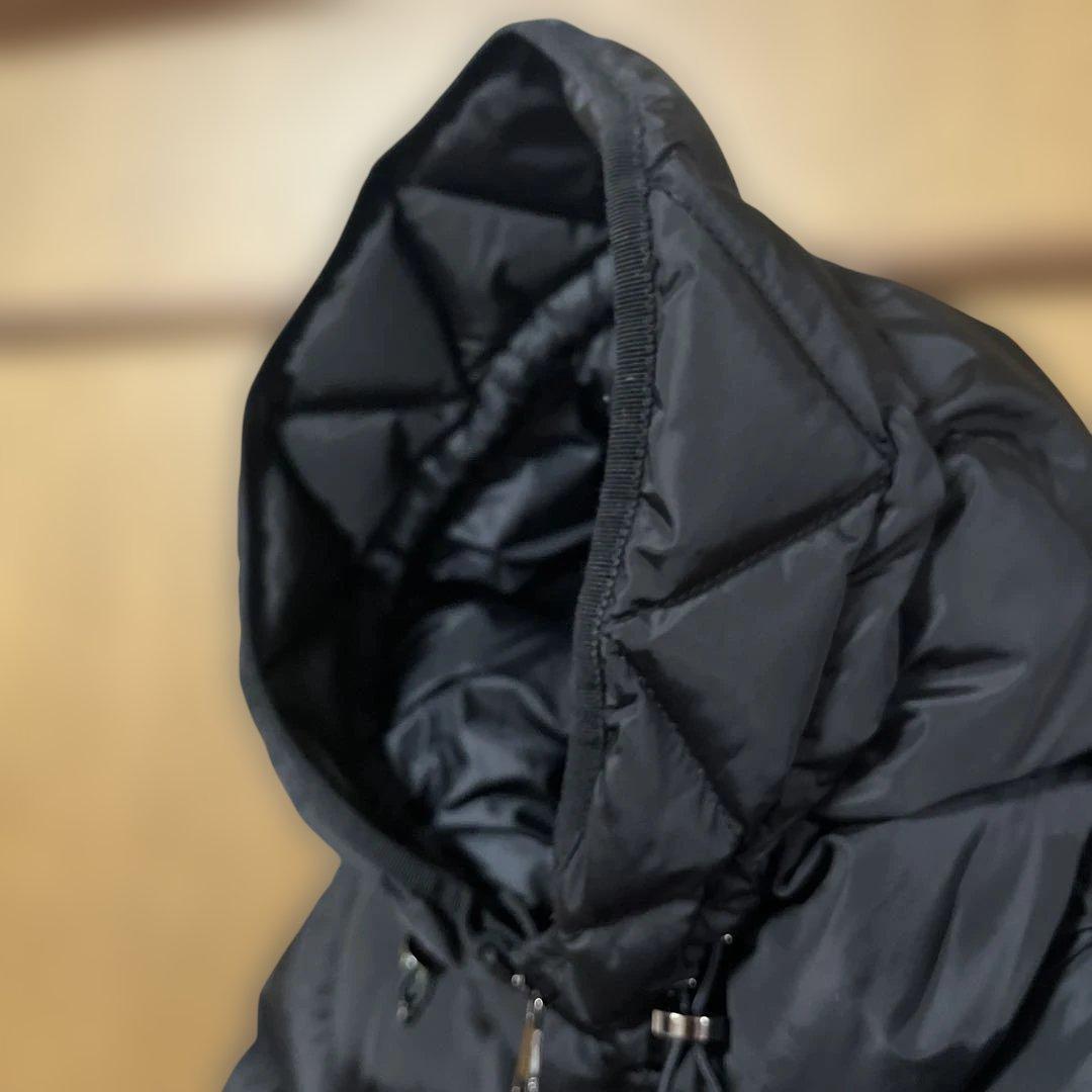 モンクレール ダウン ロング 黒 サイズ1 MONCLER AVOCETTE