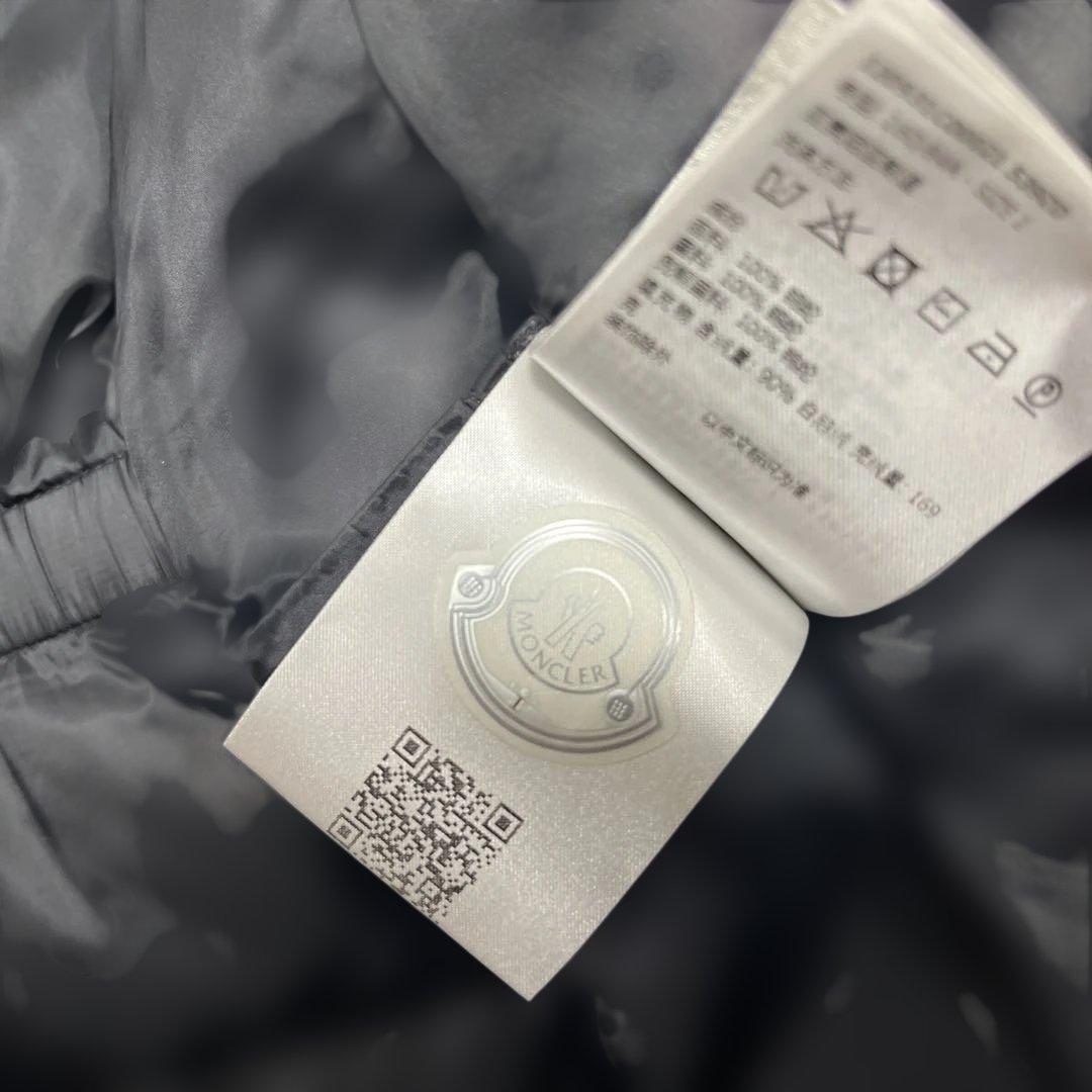 モンクレール ダウン ロング 黒 サイズ1 MONCLER AVOCETTE