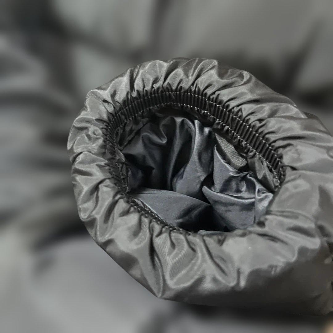 モンクレール ダウン ロング 黒 サイズ1 MONCLER AVOCETTE