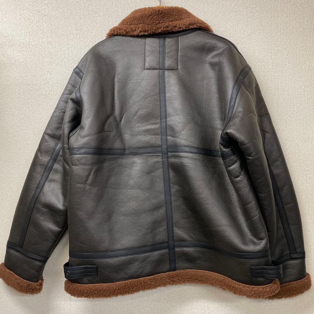 ALPHA INDUSTRIES 裏ボアPUジャケット BLACK/brown