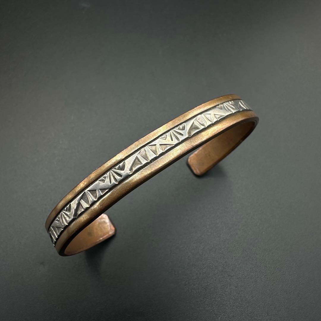 Navajo Wylie Secatero 脱着可スタンプワーク　バングル