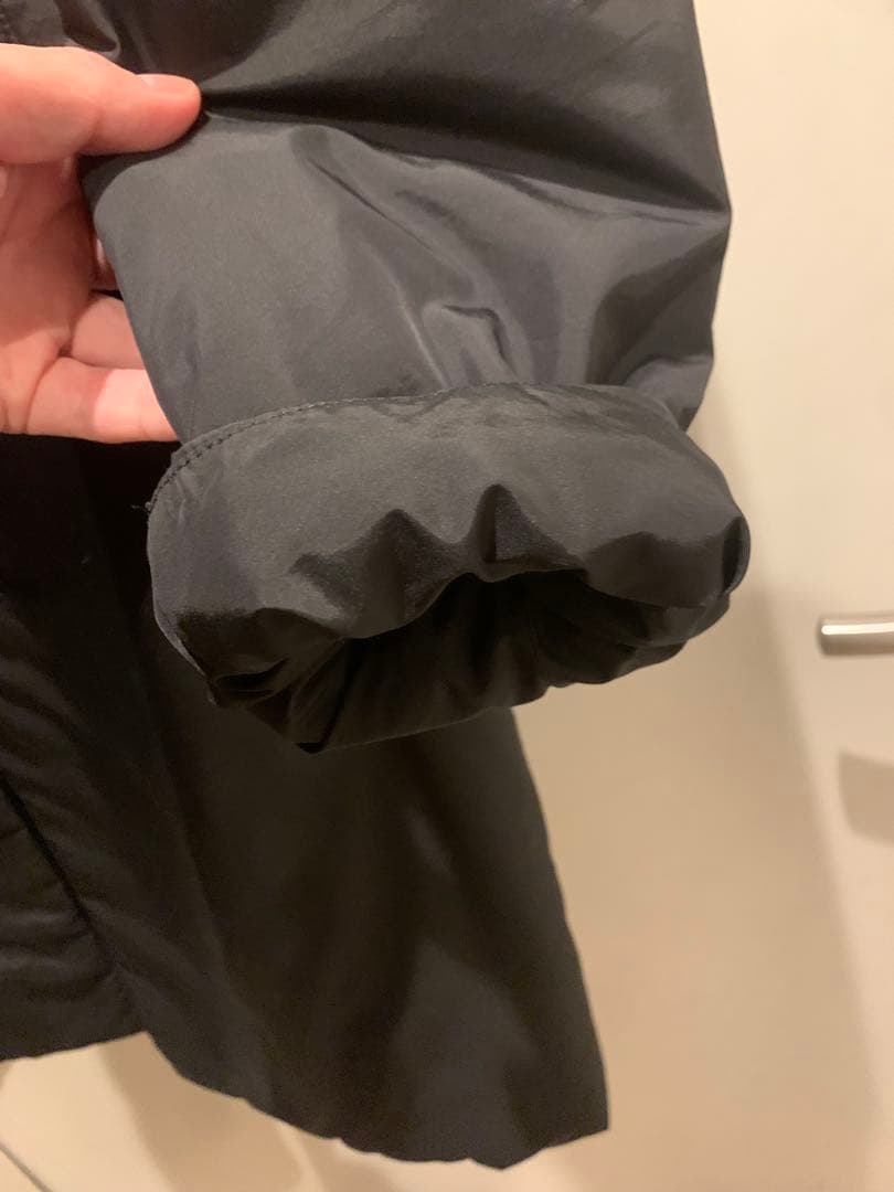 k*i様 美品 JIL SANDER チェスターコート 46 黒 ナイロン