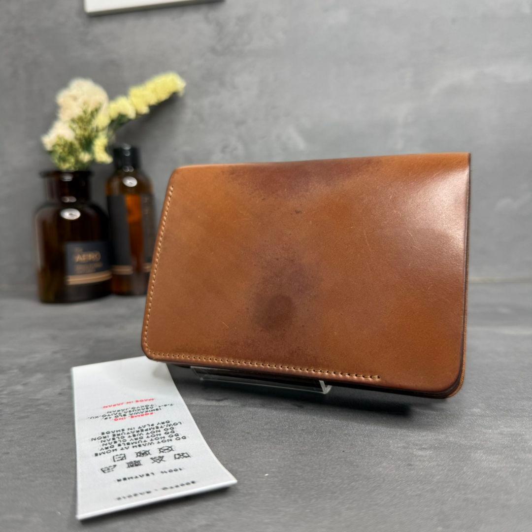 【希少】Forme Short wallet シェルコードバン ナチュラル