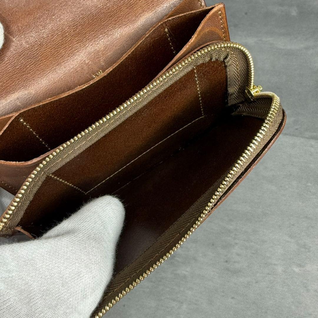 【希少】Forme Short wallet シェルコードバン ナチュラル