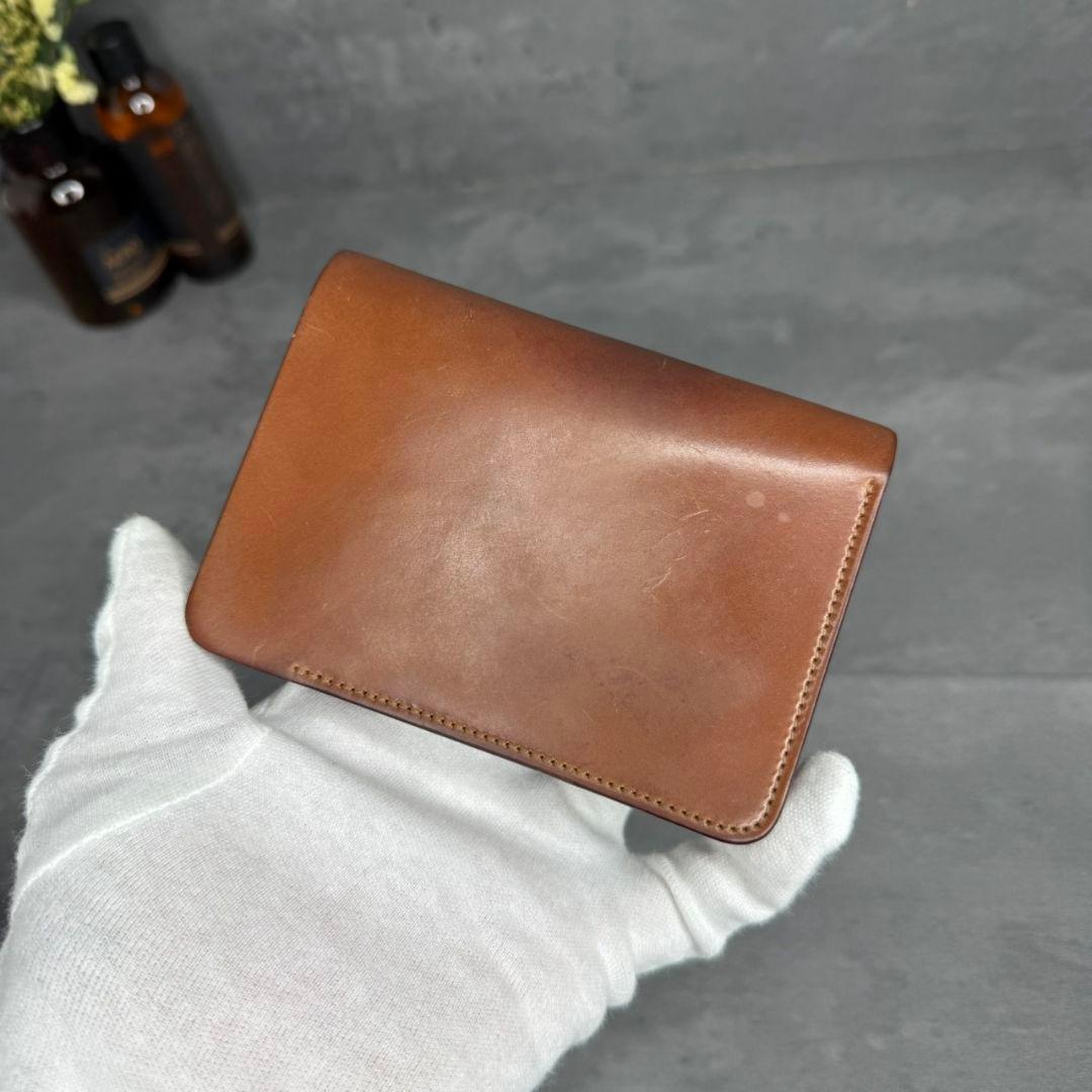 【希少】Forme Short wallet シェルコードバン ナチュラル