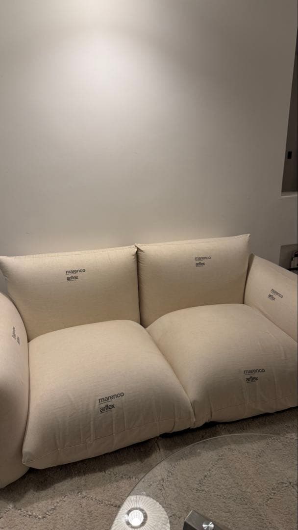 arflex MARENCO マレンコ ２人掛け ソファ 麻カバースタ