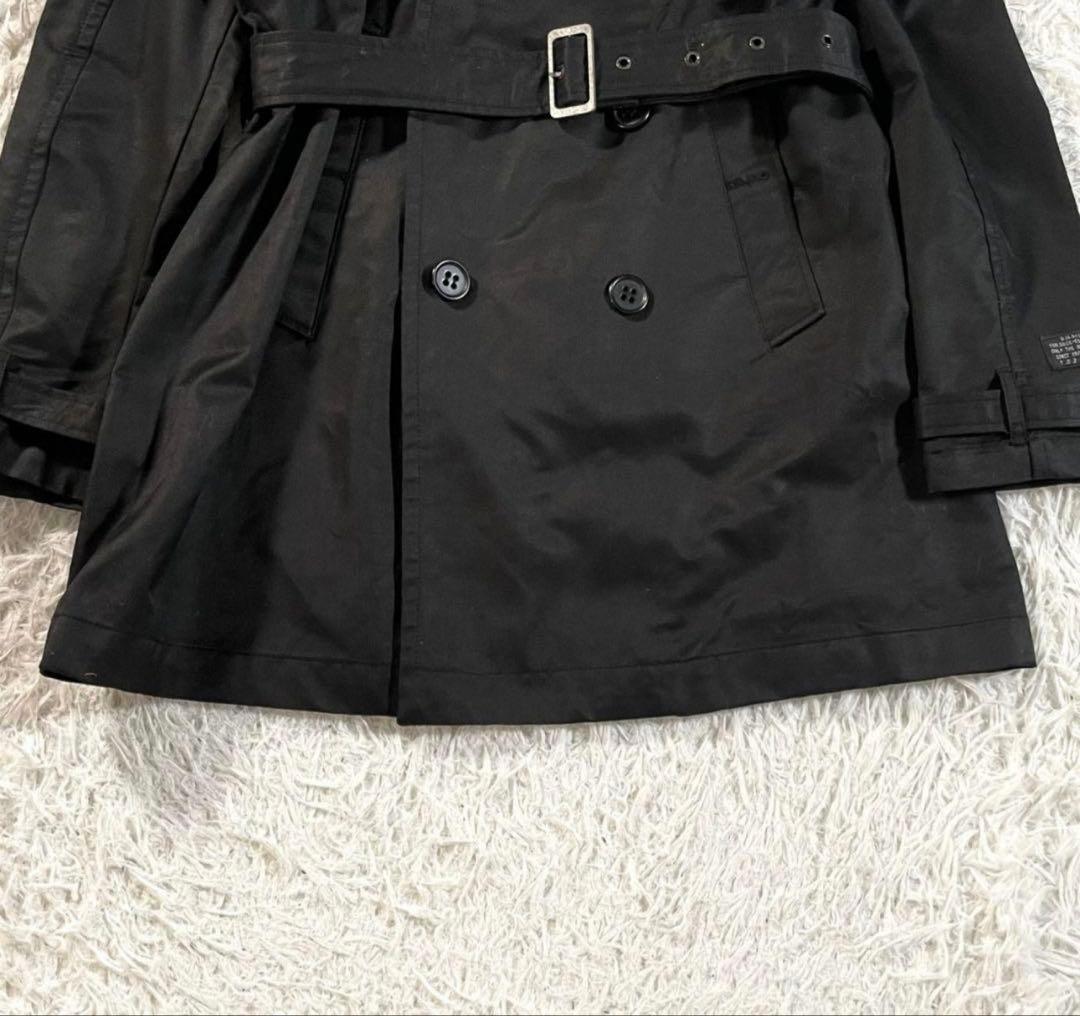 DIESEL トレンチコート XL 黒