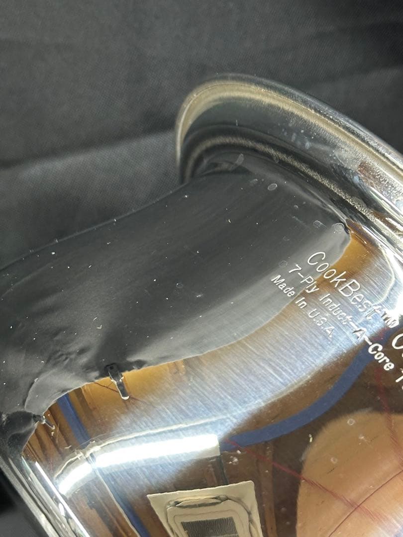 【保管品】Cook Best T304 7-Ply 片手鍋　2段　19cm