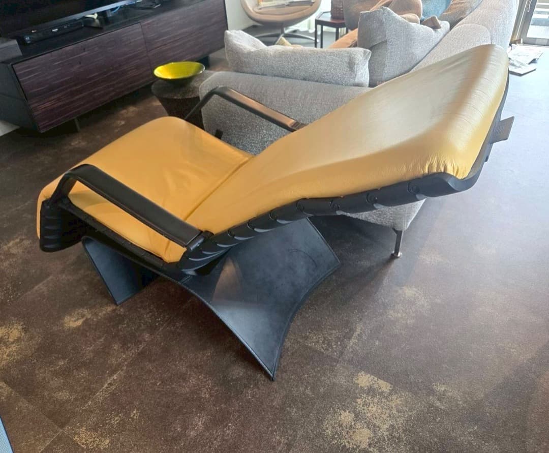 ○[全国発送] ポルトローナフラウ ポルシェ アントロポヴァリウス 総本革チェア