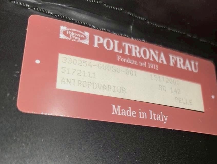 ○[全国発送] ポルトローナフラウ ポルシェ アントロポヴァリウス 総本革チェア