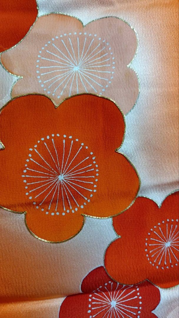 RK572子供着物3歳前後用非常に綺麗美品着丈97センチ裄丈46センチ