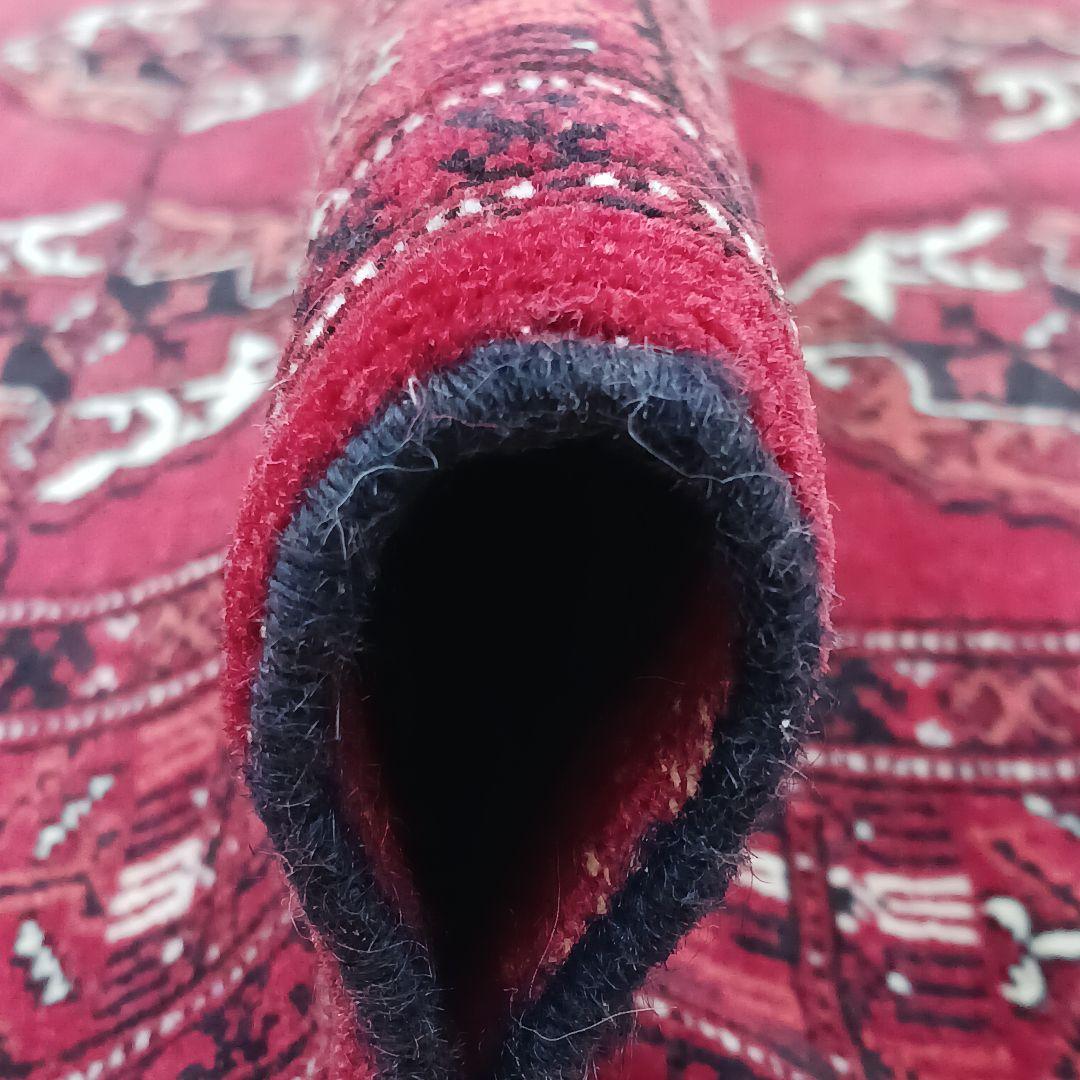 S242 トルクメン ヴィンテージ絨毯 ウール 手織り 155×115㎝