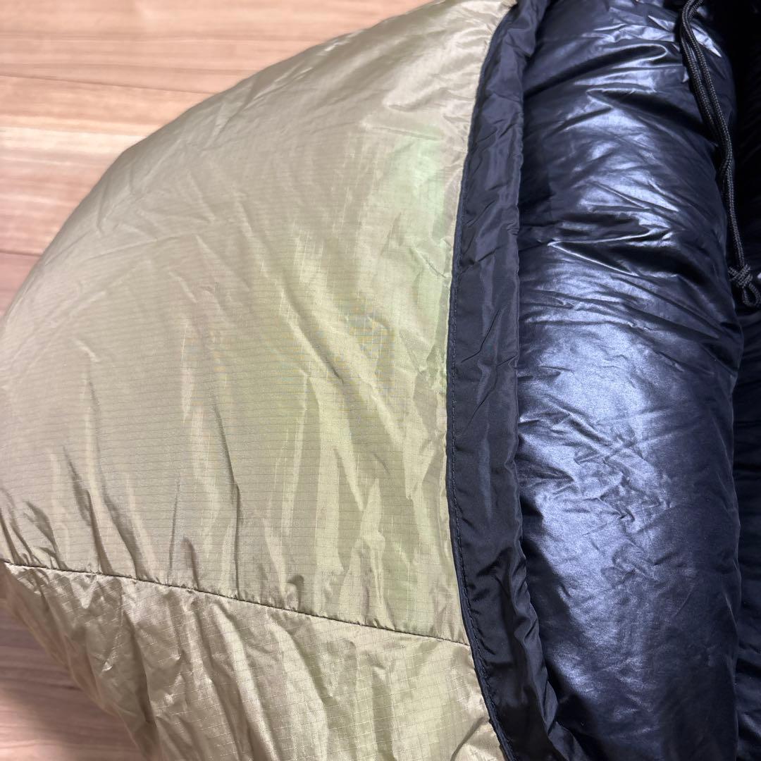 NANGA 山渓別注シュラフ1000DX ロング　コヨーテ　メッシュバック付き