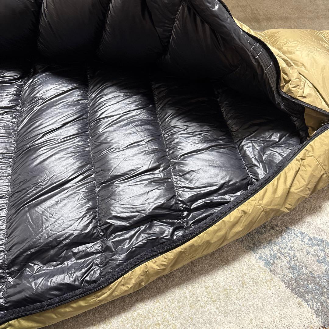 NANGA 山渓別注シュラフ1000DX ロング　コヨーテ　メッシュバック付き