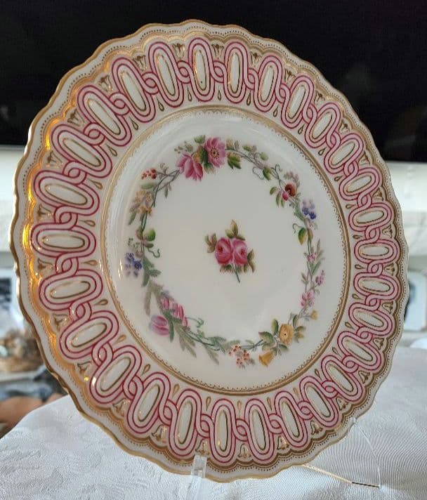 プレート ローズ プレート ピンク ビンテージ アンティーク