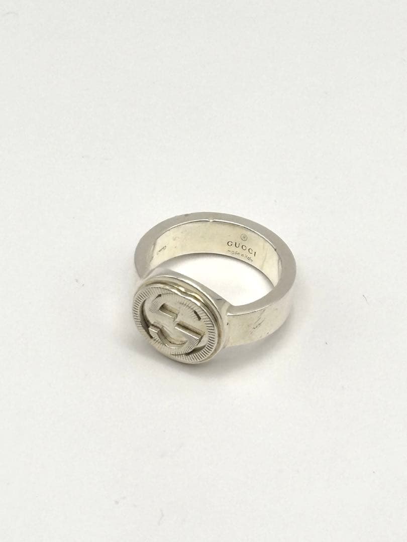 GUCCI インターロッキング リング・指輪 シルバー 18号