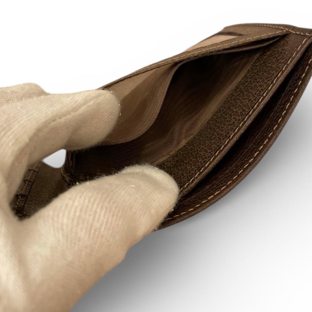 【箱付き】GUCCI 二つ折り財布 GG スプリーム オールド シェリー グッチ