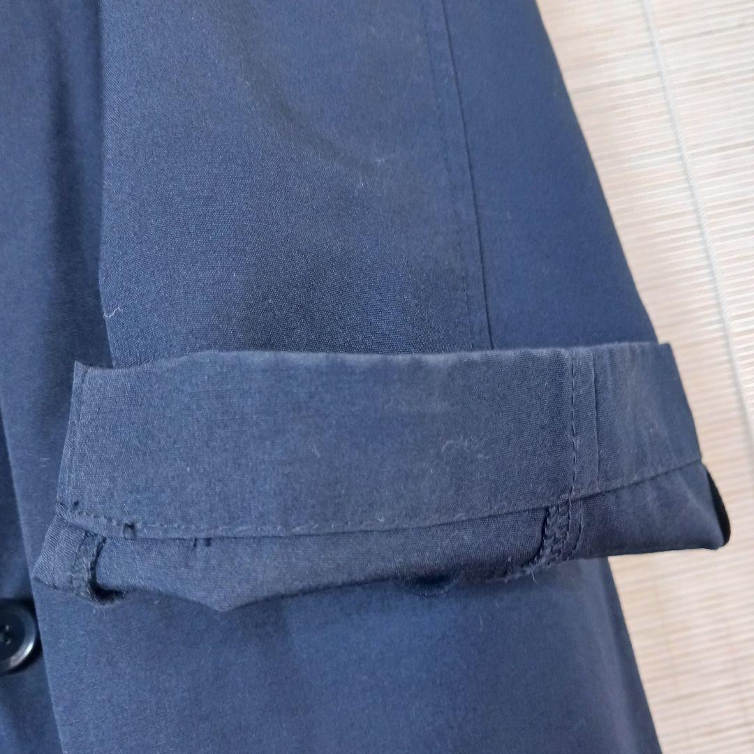 TAION ダウンインナー付きステンカラーコート　ネイビー L