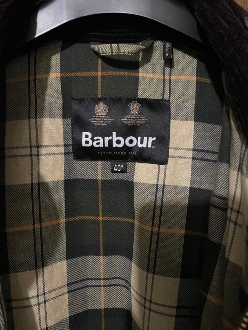 バブアー　ビデイル　ワックス　オーバーサイズ