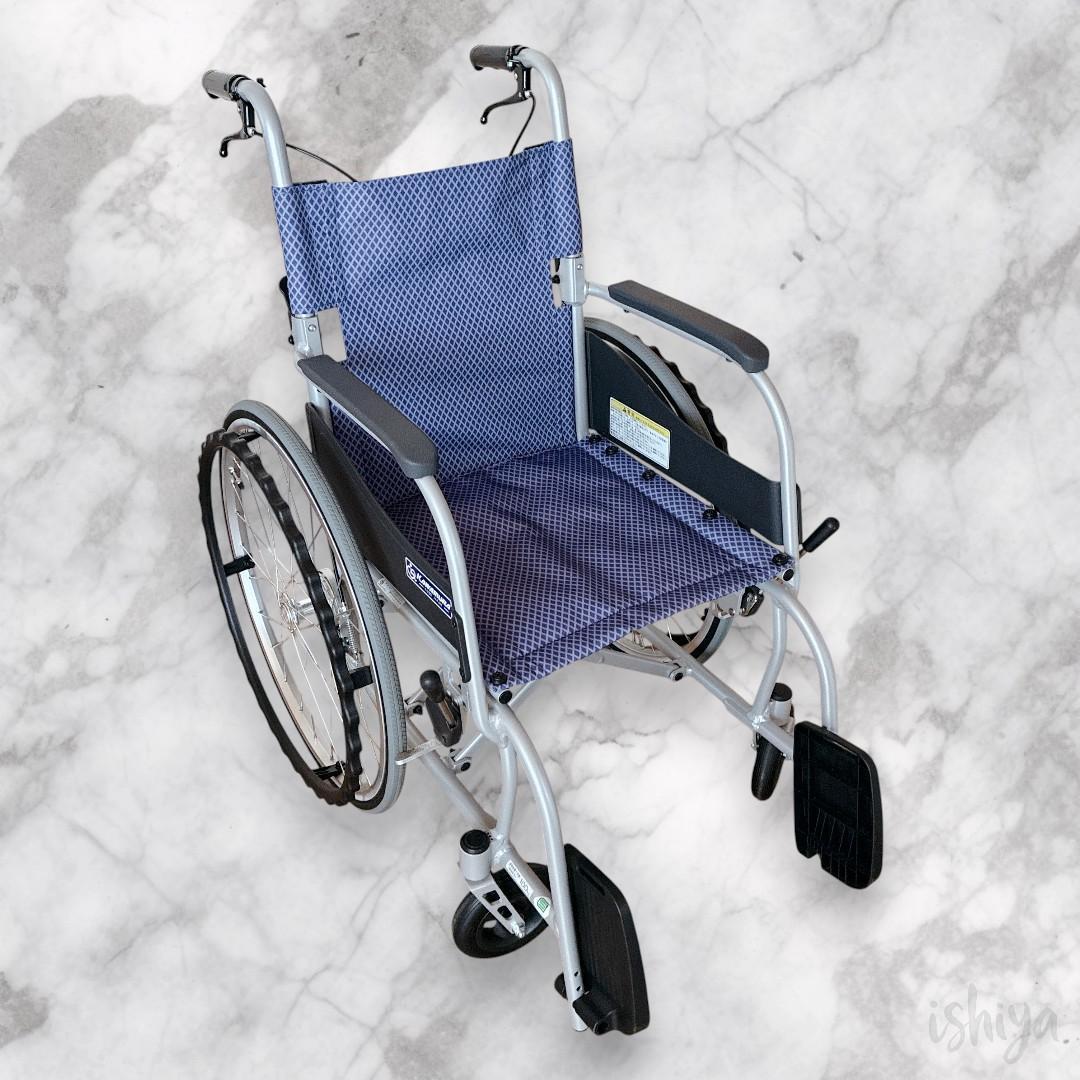 【軽量車いす】 カワムラサイクル ふわりす KF22-40SB 自走式