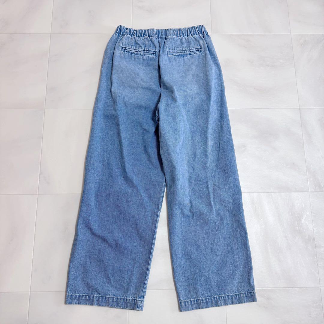 かぐれ フェードデニムイージーパンツ F