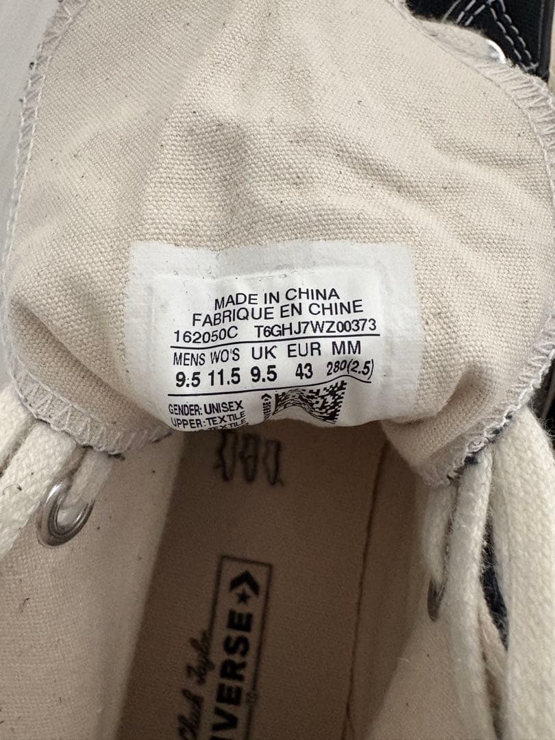 靴 CT70 BLACK HI CUT 28cm