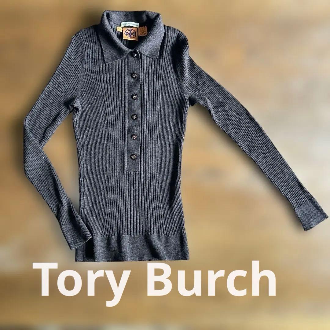 トリバーチ×バーグドルフ　襟付きプルオーバー ニット