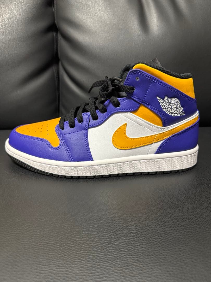 Nike ハイカットスニーカー 紫/オレンジ