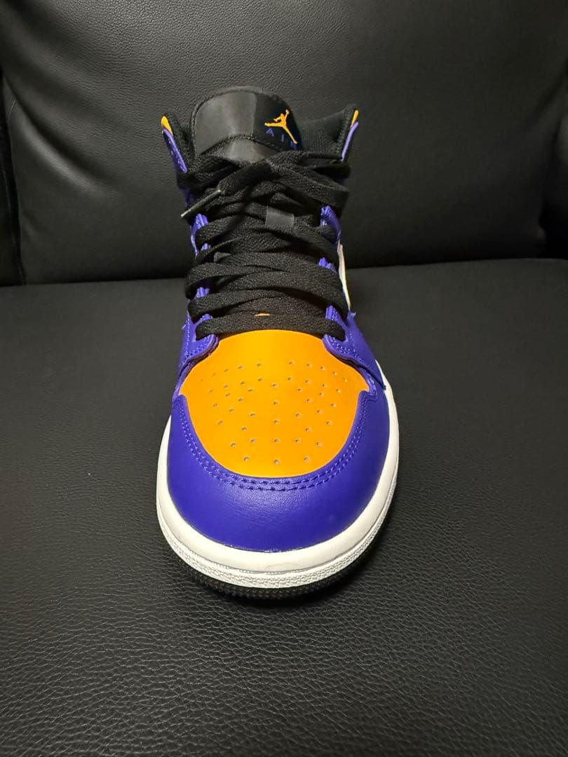 Nike ハイカットスニーカー 紫/オレンジ