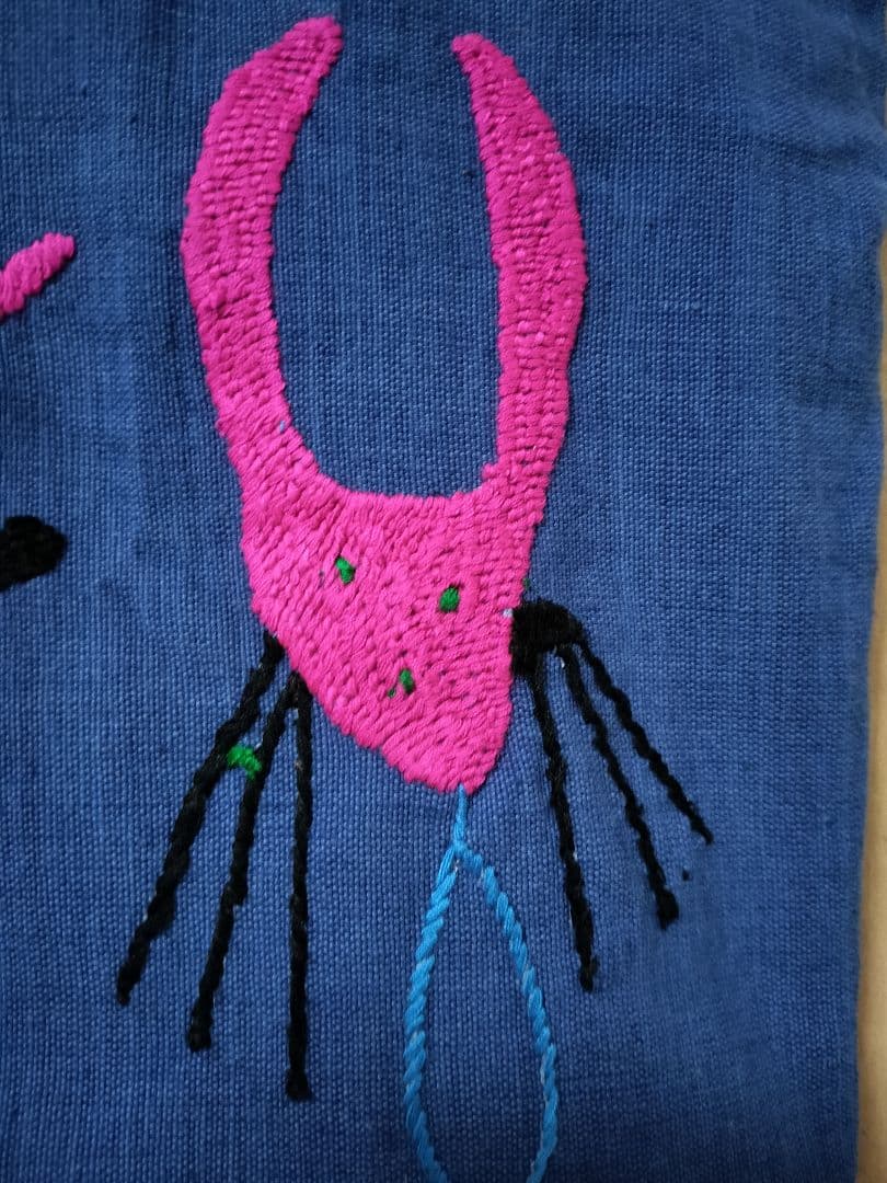 エスニック　トップス　半袖　ナカ族手刺繍衣類　新品　タイ製1