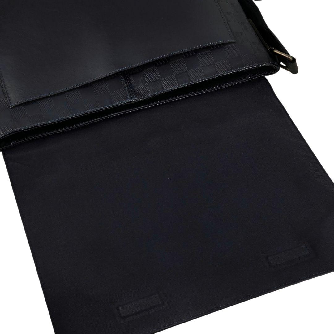 美品 ルイヴィトン ダミエ アンフィニ ディストリクト メッセンジャーバッグ