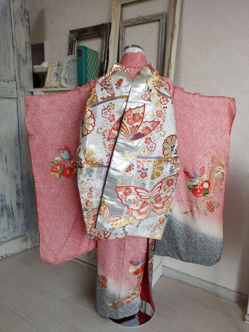 専用です☆本総絞り☆正絹☆刺繍着物と帯