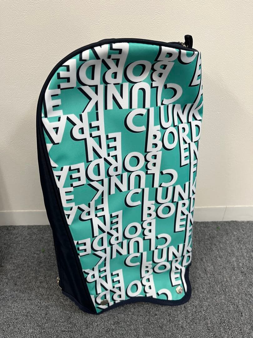 【新品】クランク ゴルフ キャディバッグ スタンド式 7型 軽量 撥水 SAX