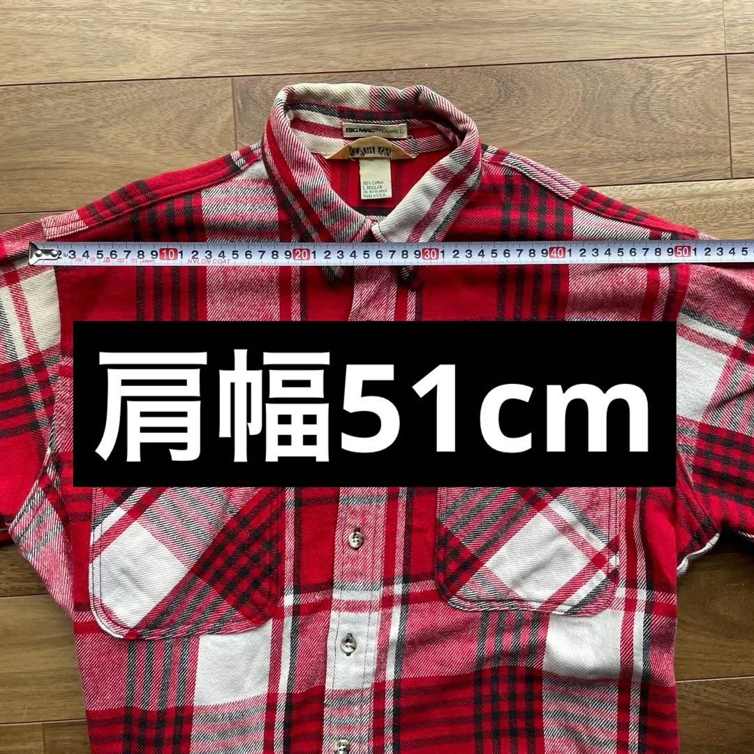 70s BIG MAC フランネルシャツ チェックJCPenney ヴィンテージ