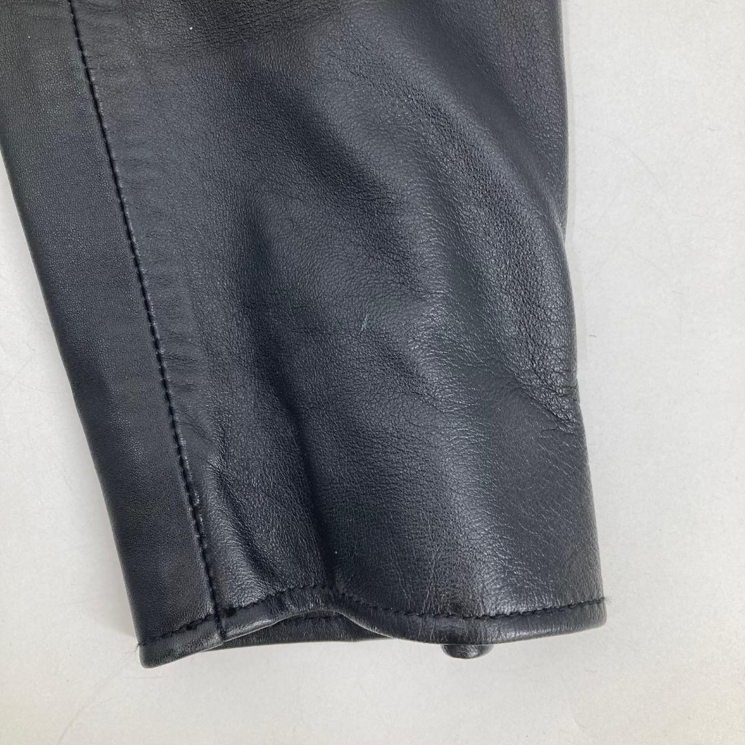 UNITED TOKYO　シングルライダースジャケット　ブラック　4サイズ