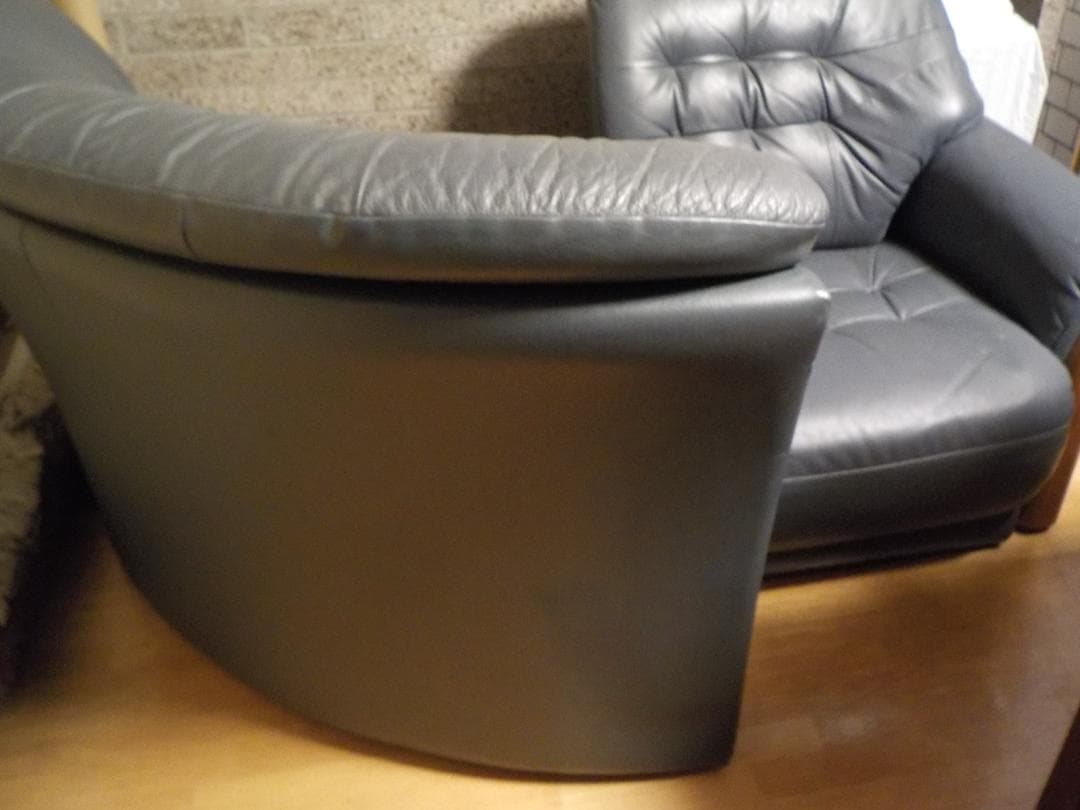レザー　コーナーソファセット　五人掛け③