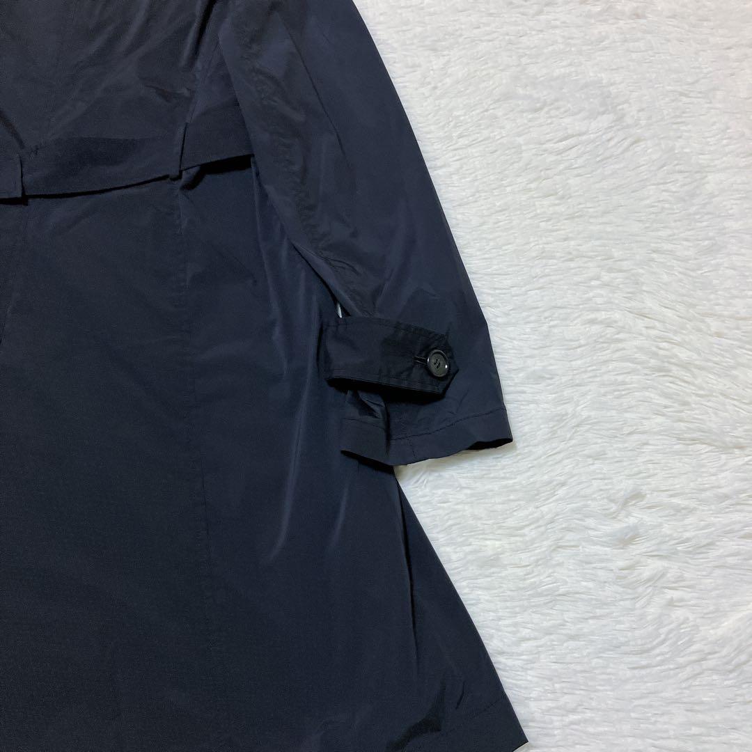 【美品】セオリーリュクス ライナー付 トレンチコート 黒 サイズ40/M