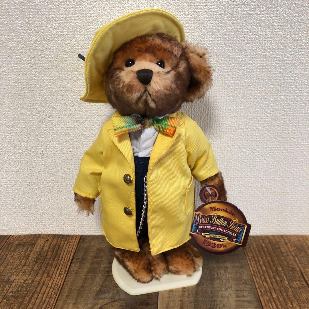 【1930's Mookie 】ぬいぐるみBrass Button Bears