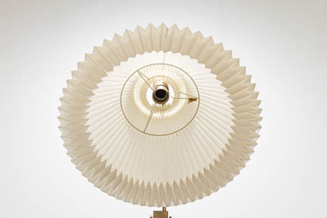 ＊TAKUYA デンマーク製フロアランププリーツシェード(LEKLINT)