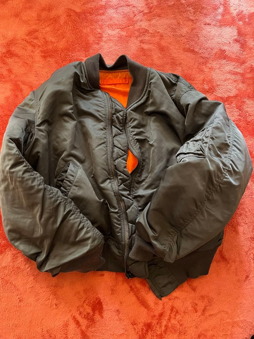 ALPHA INDUSTRIES MA-1 USA製 1969 scovill