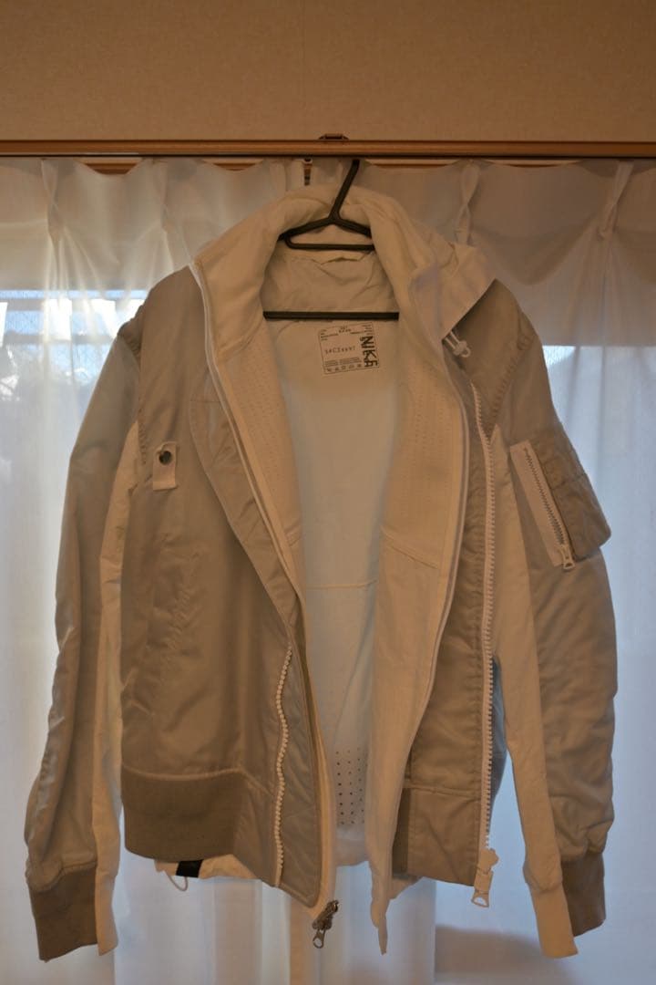 nike SACAIボンバージャケット nike SACAIジョガーパンツ