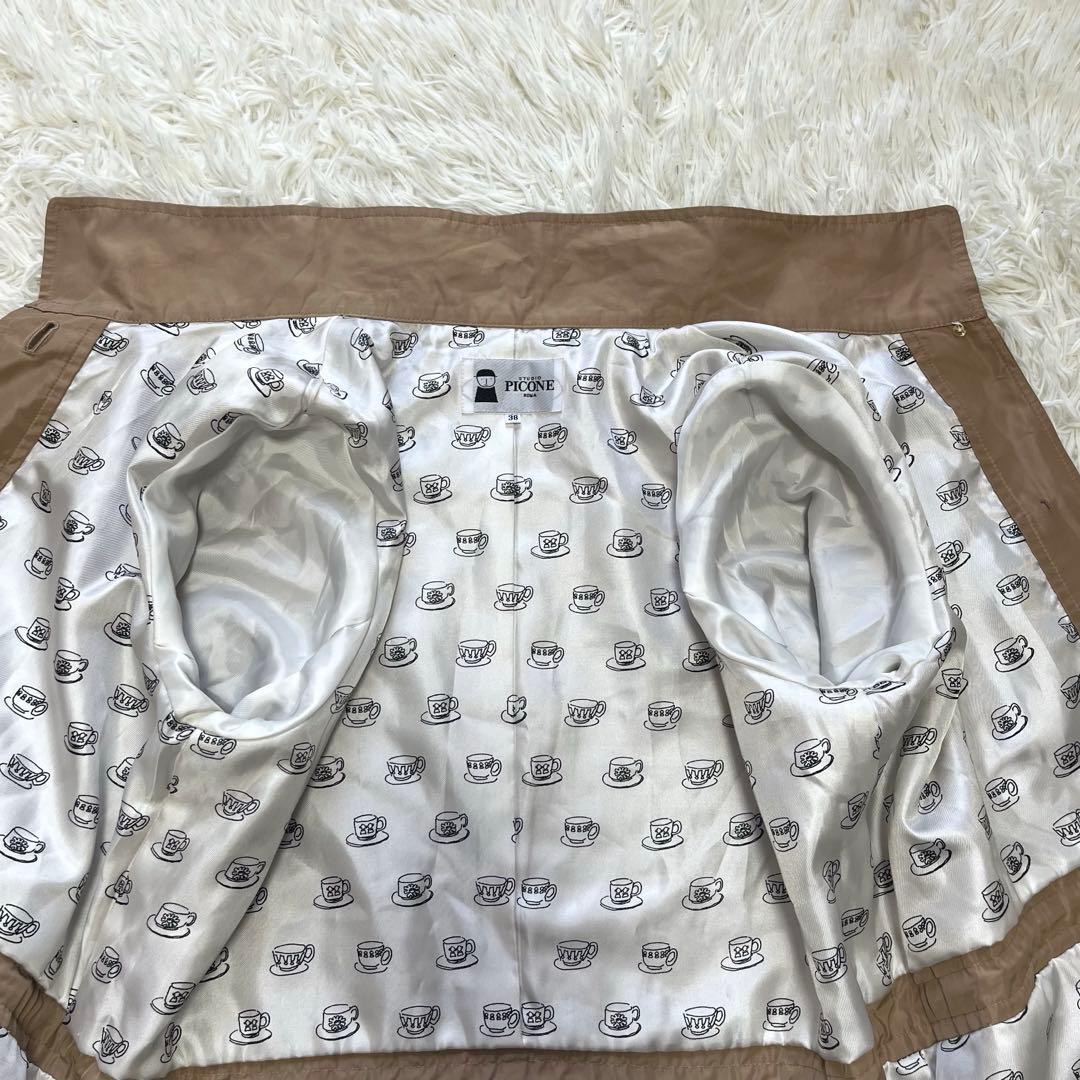 美品✨PICONE ピッコーネ　ナイロンコート　トレンチ　3way 中綿ベスト付