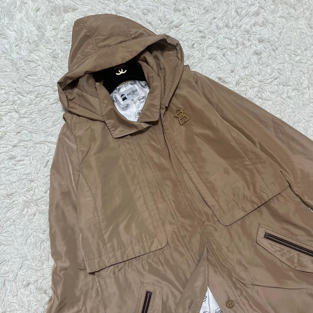 美品✨PICONE ピッコーネ　ナイロンコート　トレンチ　3way 中綿ベスト付