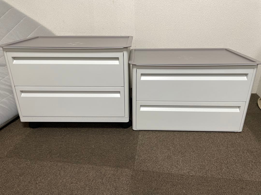 タッパーウェア　マルチオーガナイザー　引出しタイプ2個セット キャスター付き