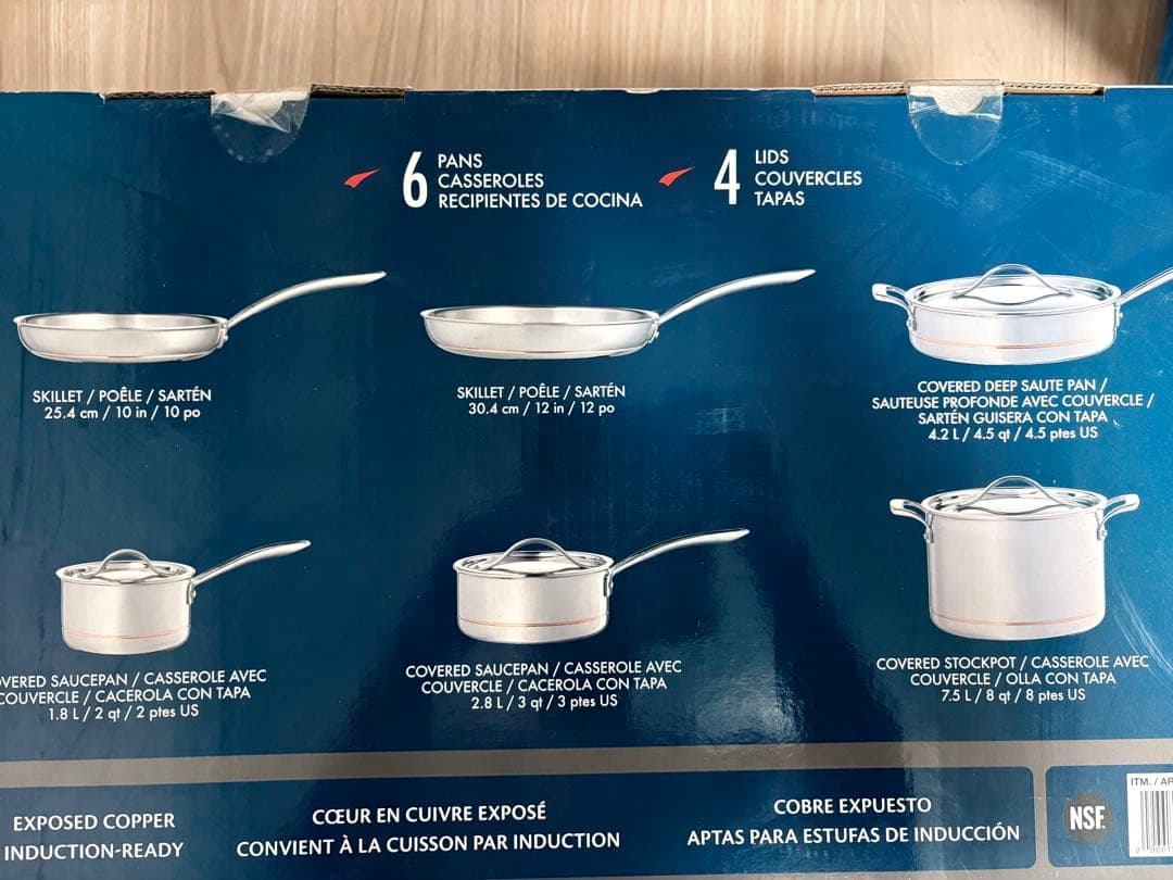 コストコオリジナルKirkland Stainless 10点セット