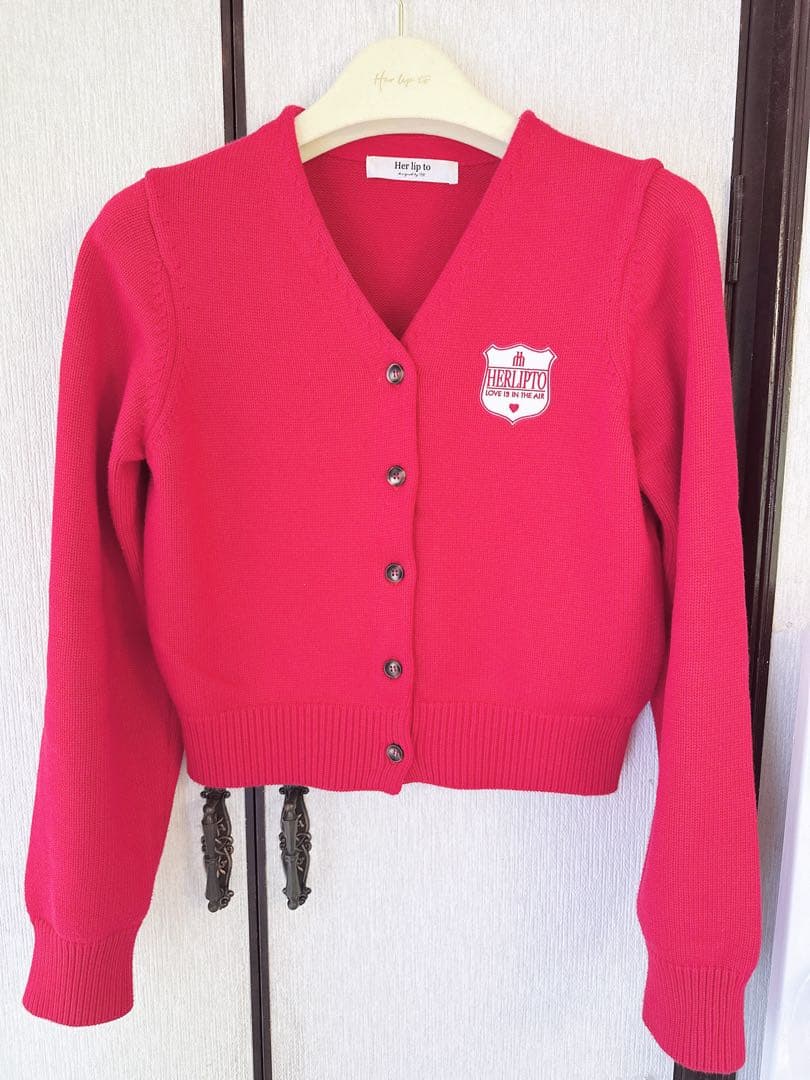 Herlipto Be Mine Emblem Knit Cardigan♡